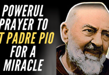 Impossible Prayer to SAINT PADRE PIO for healing
